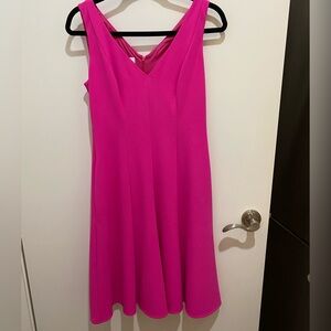 Classy pink midi dress